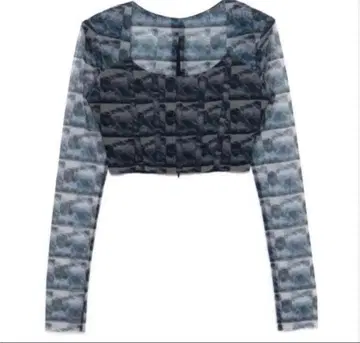 melt the lady 웨이브 패턴 코르셋 상의