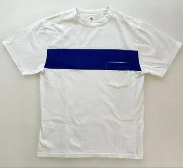 T셔츠 화이트 파랑 Kaptain Sunshine 캡틴선샤인