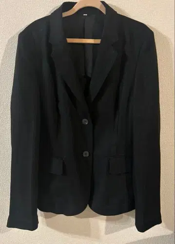 무인양품 린넨 100 블랙 자켓