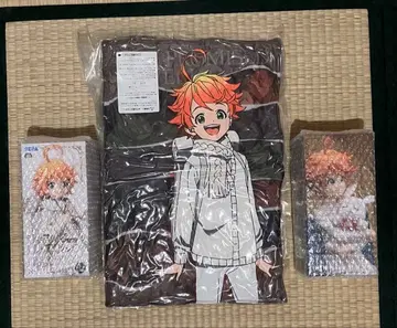 약속의 네버랜드 엠마 피규어 쿠션 3종 세트