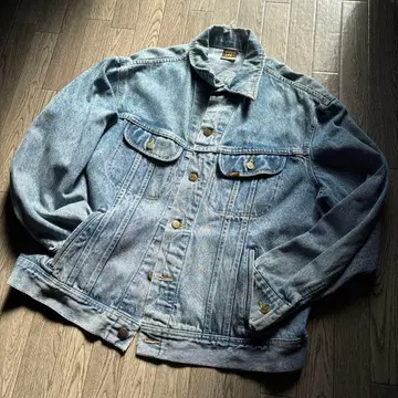80s Lee 데님 자켓 MADE IN USA ice blue