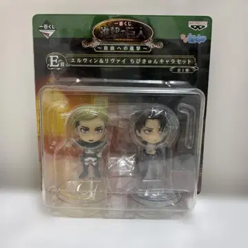 진격의 거인 피규어 제일복권 엘빈&리바이 치비큥캐릭터