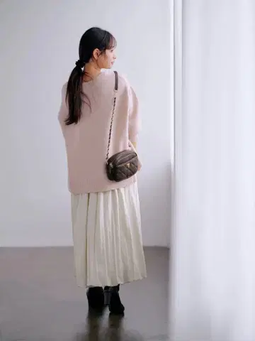 COHINA 2way 퀼팅 체인 백