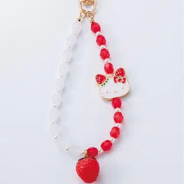 키티 이치고맨 백참 스트랩 산리오