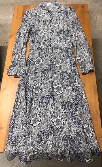 MORRIS x H&M 롱 원피스 에이치앤엠 꽃무늬 원피스