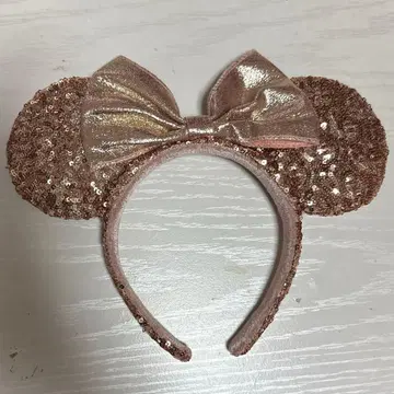 WDW 디즈니 핑크 골드 스팽글 머리띠