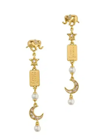 kate spade 윈터 카니발 참 리니어 귀걸이 코끼리