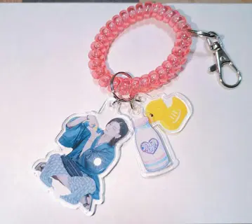 러브시크릿 극락탕 콜라보 랜덤 락카풍 키링 유손