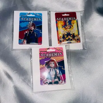 히로아카 패키지풍 아크릴 키링 토도로키 쇼토 엔데버 우라라카 오챠코