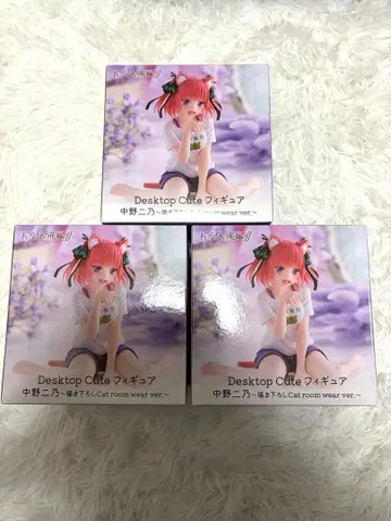 5등분의 신부 Desktop Cute 피규어 나카노 니노 3세트