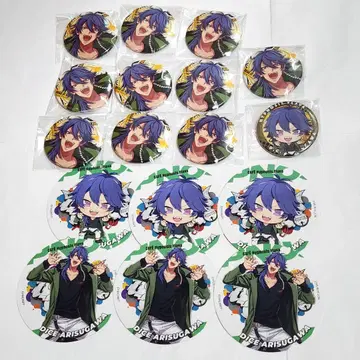 아리스가와 다이토 Flava 캔뱃지 코스터 히프노시스 마이크