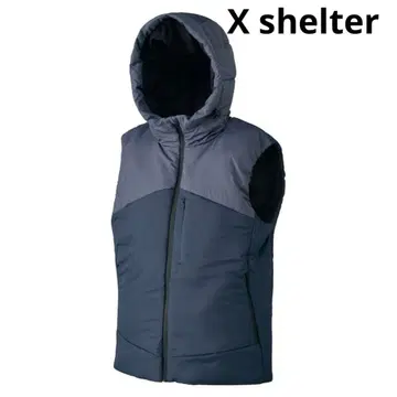 WORKMAN XShelter X쉘터 베스트 후드 달린 네이비 M