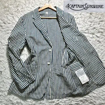 [ 새상품급 ] 캡틴선샤인 테일러드 자켓 시어서커 면/실크 38