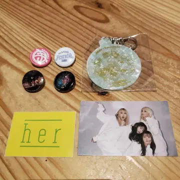 SCANDAL 굿즈 세트, 미사용품