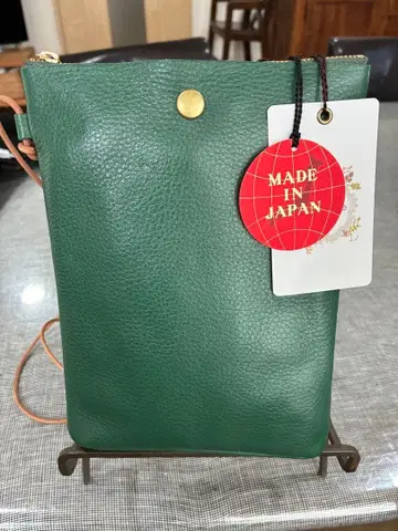 새상품 ZUCCHERO 히메지 가죽의 심플 소가죽 숄더