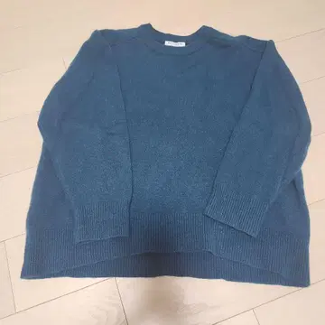 뷰티 앤 유스 니트 터콰이즈 블루 M