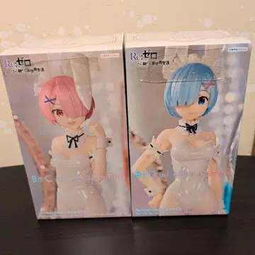 렘 라무 BiCute Bunnies 피규어 - 화이트 펄 ver.