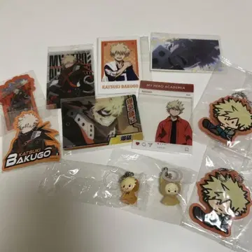 히로아카 바쿠고 카츠키 카드 스티커 메지루시 참 액세서리 가챠