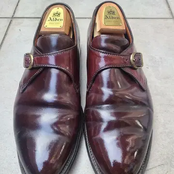 Alden 954 코도반 몽크 스트랩 US10D 상자 신발 주머니 포함