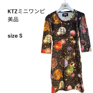 KTZ 원피스 우주 패턴 별 패턴 올 패턴 개성파 스트릿 미니 S