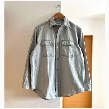 츠보타 아사미 x woadblue / 데님 CPO 셔츠 자켓 워드 블루