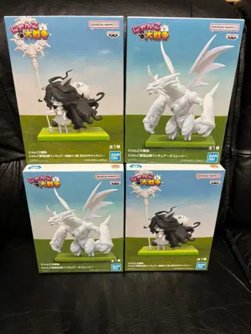 냥코 대전쟁 네코무트 캐슬리 피규어 4체 세트