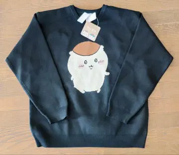 치이카와 (먼작귀) 밤만쥬 니트 스웨터 M 사이즈 블랙