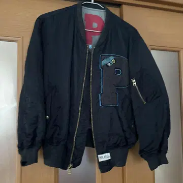 [ 빈티지 ] PINK HOUSE 자수 P 로고 점퍼