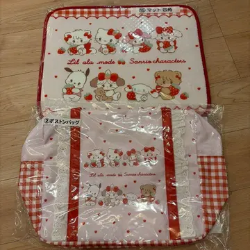 Lil ala mode x 산리오 당첨 복권 보스턴백 매트 사각