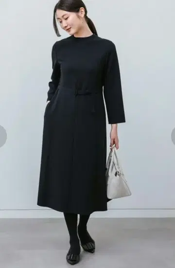 새상품 데미룩스 빔즈 트리아세 벨트 포함 원피스 세레모니 포멀 38