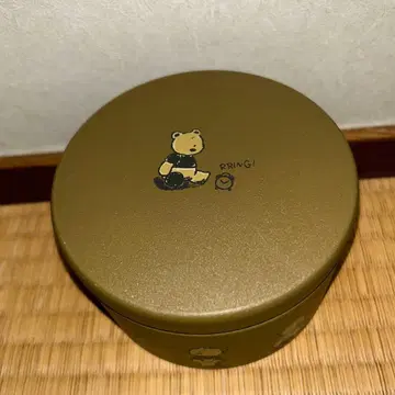 미스터 베어스 드림 원형 틴 브라운 산리오 SANRIO 쇼와 레트로