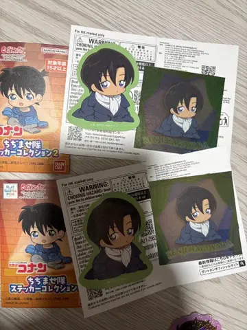 명탐정 코난 치지마세타이 스티커 하기와라 켄지