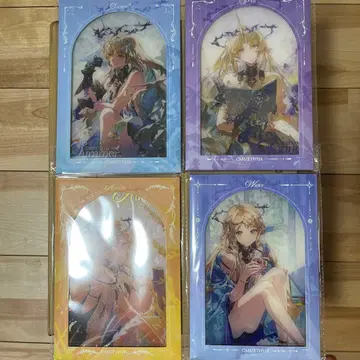 명조 카르테지아 사계절 테마 아크릴 색지 전종 세트