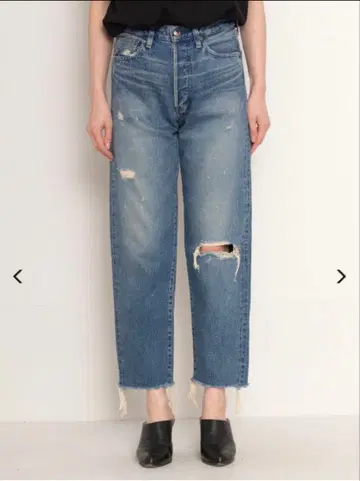 HYKE 하이크 CLASSIC STRAIGHT 데미지 데님 30