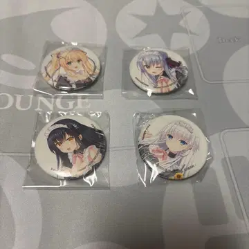 summerpockets 캔뱃지 세트 나루세 시로하 카모메 아오 츠무기