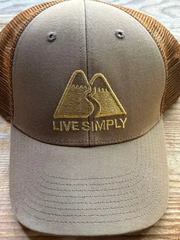 파타고니아 캡 LIVE SIMPLY 산 로고 모자