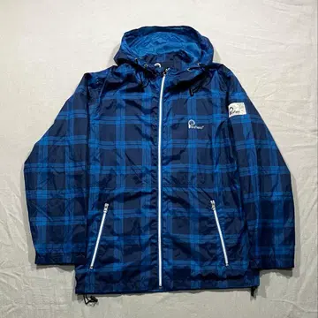 펜필드 나일론 자켓 블루 체크 무늬