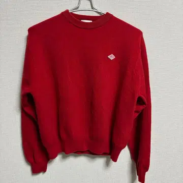 단톤 빨간색 니트