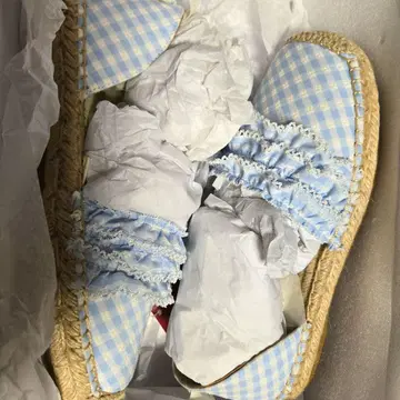 PINK HOUSE 프릴 달린 에스파드리유