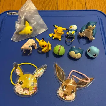 포켓몬 반지 머리끈 캡슐 토이 반지 일괄