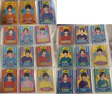 소년 닌자 프로필 카드 세트