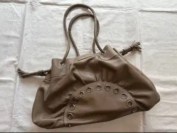 안야 힌드마치 라이트 그레이 숄더백 토트백