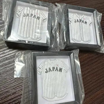 사무라이 재팬 역대 유니폼 프레임 마그넷 홈 3종 세트