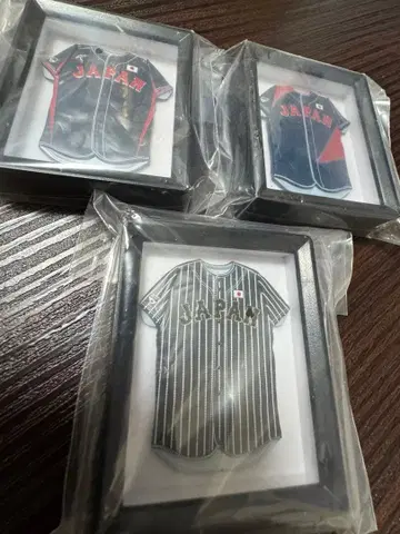 사무라이 재팬 역대 유니폼 프레임 마그넷 비지터 3종