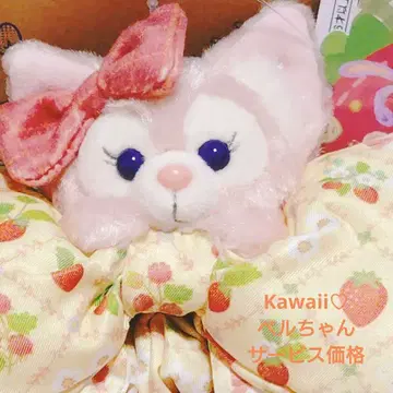 리나벨 하트 펠트 스트로베리 기프트 헤어 액세서리 스크런치 C