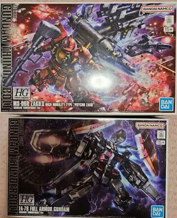 HG 사이코 자쿠 풀 아머 건담 건담 프라모델 썬더볼트