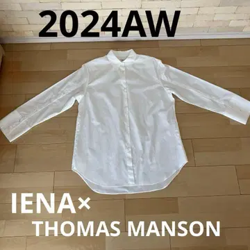 VERMEIL par iena 토마스 메이슨 케이프 슬리브 셔츠 새상품