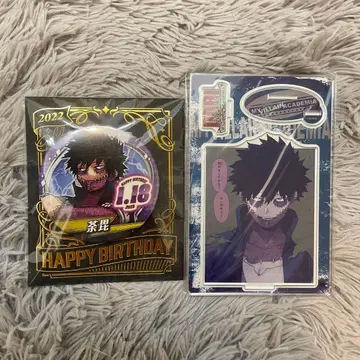 나의 히어로 아카데미아 벌스데이 캔뱃지 아크릴 스탠드 2022 다비