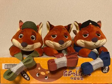 주토피아 닉 와일드 포옹 미니백 봉제 인형 총 3종