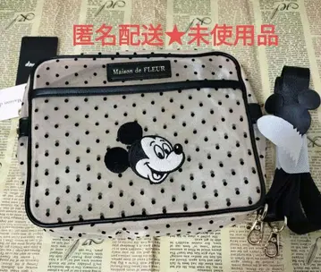 Maison de FLEUR 미키마우스 숄더백 도트 택 포함